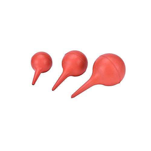 Blue Stones Rubber Suction Ear Washing Syringe Squeeze Bulb Rubber Refillable Bottles Laboratory Tools Vacuum Blower - Thumbnail 3