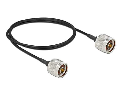 DeLOCK Antenna Cable N Male to N Male LMR/CFD100 1 m Low Loss