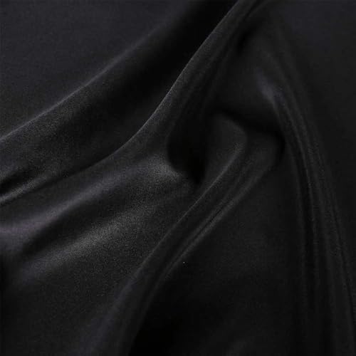 GFCC 8FTX10FT Black Backdrop Background for Photography Photo Booth Backdrop for Photoshoot Background Screen Video Recording Parties Curtain