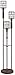 Modern Industrial Standing Floor Lamp LED Edison 3-Light 66 3/4