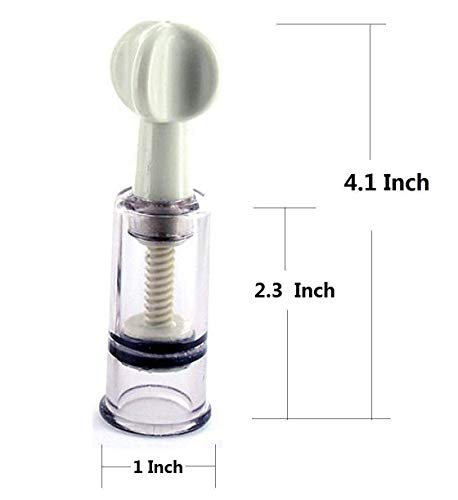 Finever Full Body Massage Cups Natural Nipple Enhancer & Enlargement (4 Cups)