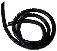 PCArena Spiral Binding - BLACK Cable Tidy Wrap 6mm x 2m