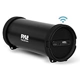 Pyle Surround Portable Boombox Wireless Home Speaker Stereo System, Built-in Rechargeable Battery, MP3/USB/FM Radio with Auto-Tuning, Aux Input Jack for External Audio. (PBMSPG6)