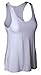 Emmalise Women's Flowey Lightweight Yoga Workout Tank Top Tee Tshirt