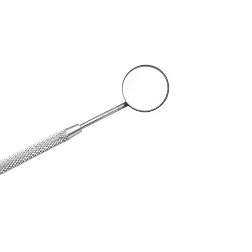 2PCS Makeup Mirror for Eyelash Extensions Supplies Detachable Mini Mirrors Stainless Steel Beauty Lash Extensions Tools for Observing Small Details or Dental Inspection Mouth Mirror by EMEDA