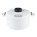 Handy Gourmet Micromaster Kitchen Microwave Pressure Cooker - White