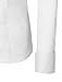 LE3NO Womens Lightweight Button Down Shirt with Stretch, White, Medium