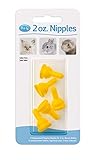 PetAg 2-Ounce Replacement Nipples, 5-Pack