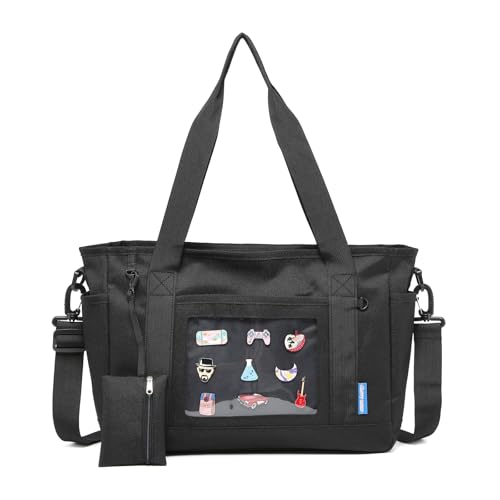 Kawaii Canvas Ita Tote, Luggage Shoulder Bag Purses & Handbags Crossbody at Amazon
