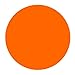 The Most Popular Bright Orange Fashion Design Circular Mousepad With Rubber 20cm by Mouse Pads