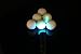 (Pack of 18 Balls) Luminous Night Golf Balls,Long Lasting&Reusable Bright Night Golf Ball,Absorption of Light Nature by Flashlight (One UV Flashlight Included)/Sun light,Glow in the dark,Easy to Golf