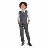 Marvelous World Boys' Suits Slim Fit Vest Set 2