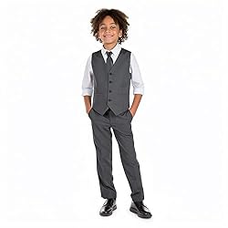 Marvelous World Boys' Suits Slim Fit Vest Set 2