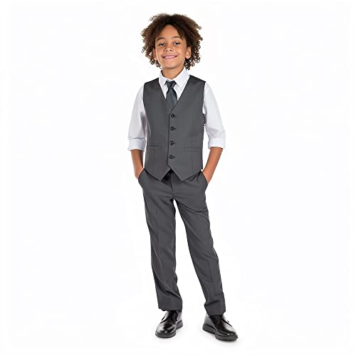 Marvelous World Boys' Suits Slim Fit Vest Set 2