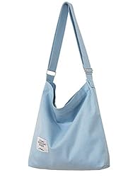 Covelin Women's Retro Large Size Canvas Shoulder