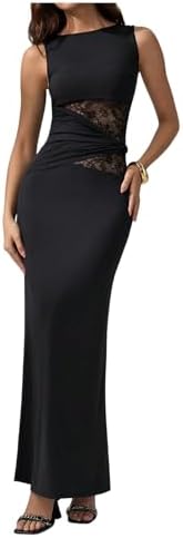 sheer maxi dress amazon Pretty And Poised Sheer Maxi Dress - Black