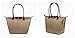 BEKILOLE Women's Stylish Waterproof Tote Bag Nylon Travel Shoulder Beach Bags-Coffee Color - Small Size