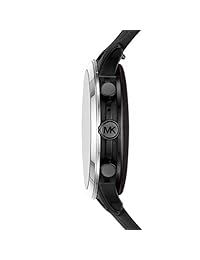 Michael Kors   Reloj inteligente para mujer, de acero inoxidable y silicona, color negro (modelo: MKT5049)
