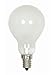 Satco S2741 120V Candelabra Base 40-Watt A15 Light Bulb, Frosted
