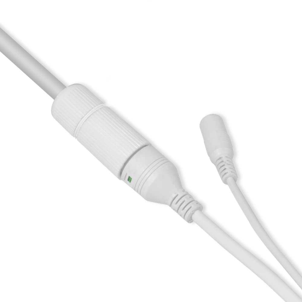 Hiseeu 160Ft Cat5e PoE Ethernet Cable,Network Cable with RJ45 Waterproof Connector,Different Network Cable Joints on Both Sides,1Gigabit/Sec,Compatible PoE Cameras and NVR System,RJ45-B-50