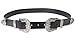 Women Leather Belts Ladies Vintage Western Design Black Waist Belt for Pants Jeans Dresses, Suit for Waist Size 32-36 Inches, 01-Black-Only for High Waist