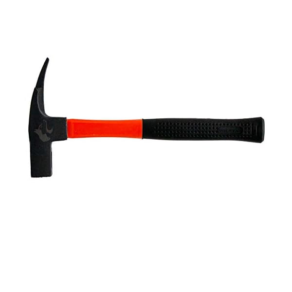 Latthammer mit Nagelhalter/Magnet Kopfgewicht 600 g Glasfaserstiel Zimmermannshammer Schreinerhammer – Bild 3