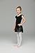 AUKARENY Ballet Leotard,Camisole TuTu Dress Leotard for Dance Gymnastics and Ballet (Toddler/Little Girl/Big Girl) (X-Small, Black)