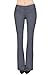 HyBrid & Company Women's Skinny Bootcut Stretch Pant P31696BL Gun Metal 1