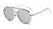 GAMT Polarized Aviator Sunglasses Round Mirrored Colored Lens for Women