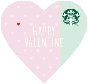 Starbucks Valentine Card 2017 Pink Heart Limited Edition New Collectible Gift Starbucks Korea (Happy Valentine)