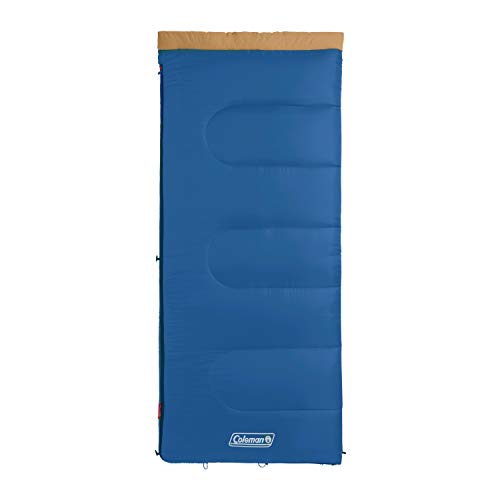 Coleman Brazos ColdWeather Sleeping Bag, 20°F/30°F Lightweight Camping