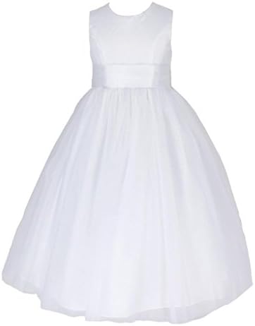 go2victoria New Satin Party Bridesmaids/Flower Girl Dress 6 Months to 12 Years