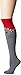 K BELL Women's Leg Eater Novelty Casual Knee High Socks, White Shark (Grey), Shoe Size: 4-10