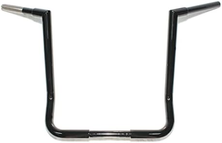 JMC Cycle - 16" Gloss Black Jmc Cycles Double Up Batwing Bagger Ape Hangers - 42918