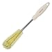 Amazer Kitchen Scrub Brushes with Anti-melting Natural Bristles Sturdy Offset Handle for Pot Pan Cast Iron Skillet Cleaning- Set of 2 (Bottle Brush set)