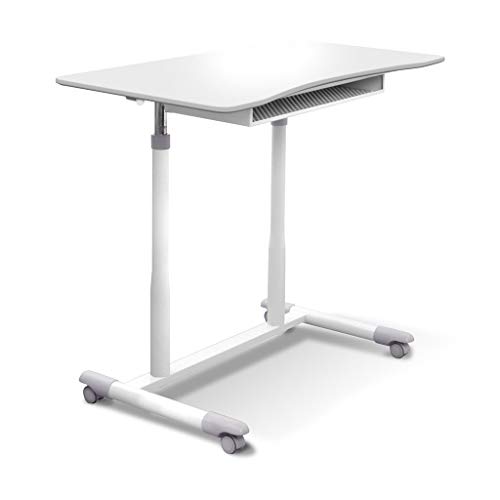 Rye Studio Ergo Sit - Stand Height Adjustable Standing Desk White Wood Finish, Steel Finish - Thumbnail 5