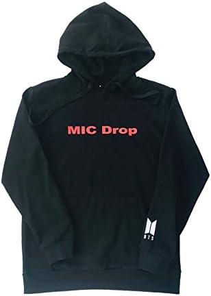 Seoulmate BTS Mic Drop Hoodie Black Love Yourself Bangtan Boys