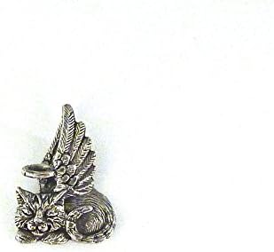 Angel Cat Pendant Sterling Silver