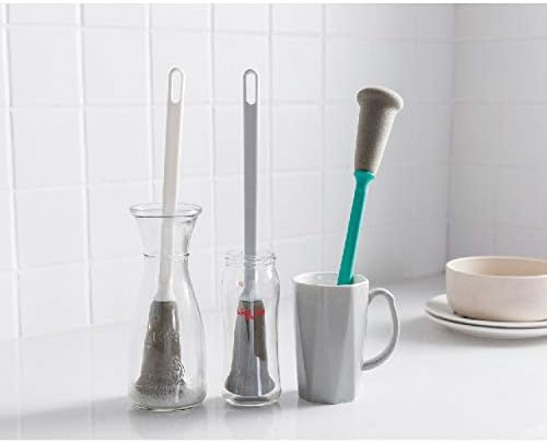 Sponge Cup Brush,3 PACK Glass Bottle Brush Kitchen Washing Cleaning Tools Brush with Long Plastic Handle Cup for Coffee Glasses Pot Mugs Winebottle - Image 3