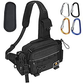 Noosverl Sling Angeltasche, Wasserdicht und verschleißfest wasserabweisendem Angelrucksack