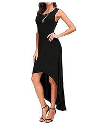 MINTLIMIT - Vestido largo sin mangas, sin mangas, con bolsillos, para mujer