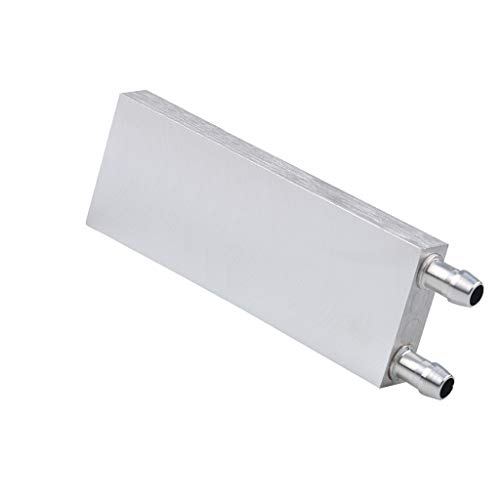 GKanMore Water Cooling Block Aluminum Waterbolck Cooler for CPU Graphics Radiator North Bridge Heatsink, 120x40x12MM - Thumbnail 2