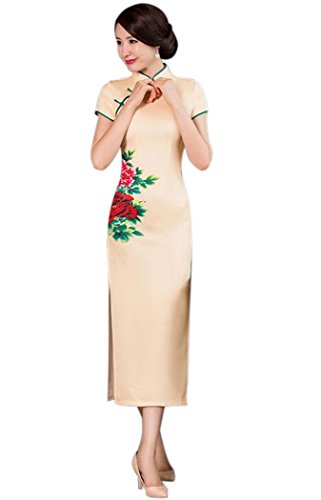 Aro Lora Women's Chinese Traditional Dress Cheongsam Qipao Long