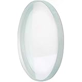 Joytech 3.93' (100mm) Diameter Spinning Top Base K9 Crystal Glass Concave Mirror, Great High End Transparent Surface Double Concave Top Accessory DZ04