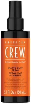 Matte Clay Spray, Spray Fijador Pelo que Absorbe el Aceite, Texturizador con Fijación Media-Fuerte, Para Cabello Graso, 150ml