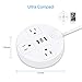YAGALA Smart Power Strip, WiFi Surge Protector with Switch Control, 3 Individually Controlled Smart AC Plugs & 3 USB Fast Charging Ports, Compatible with Alexa and Google Home Voice Control