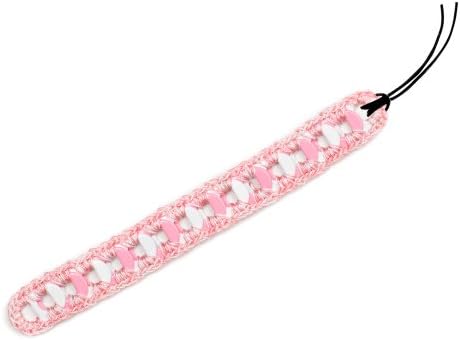 Surf Bandz Recycled Soda Pop Tab Bracelet - Light Pink/White on Light Pink/White