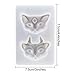 4 Pieces DIY Cat Head Silicone Molds Resin Epoxy Casting Molds Including 2 Cat Styles for DIY Resin Crafts Pendant Casting Mold