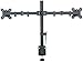 Halter Dual Monitor Stand Desk Clamp for 27-Inch LCD Monitors (YKHL2MNT)