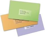AVERY J8565-25 200pk Transparent Inkjet Labels 99.1 x 67.7 mm Adhesive view 7